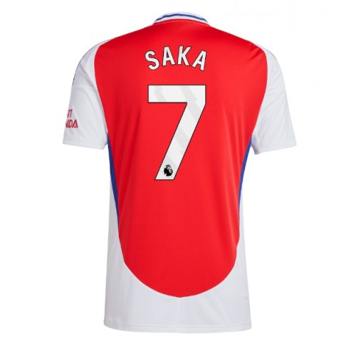 Arsenal Bukayo Saka #7 Domaci Dres 2024-25 Kratak Rukav